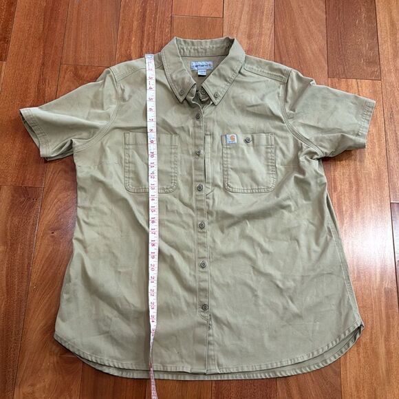 Carhartt Women's Rugged Professional Short Sleeve Shirt size XL(16/18) - Picture 10 of 10